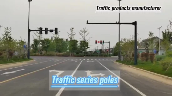 Hot DIP verzinkter freitragender Verkehrssignal-Lichtmast, Verkehrsschild-Pol, Verkehrskamera, CCTV-Pol, Verkehrskombinationsmast