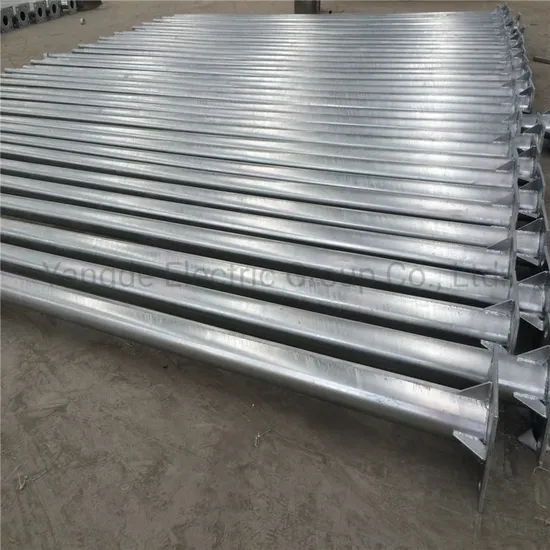 Feuerverzinktes achteckiges Aluminium/Edelstahl/3 m